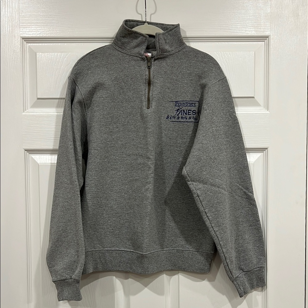Penn State Kinesiology‎ Quarter Zip Gray Womens Size Small